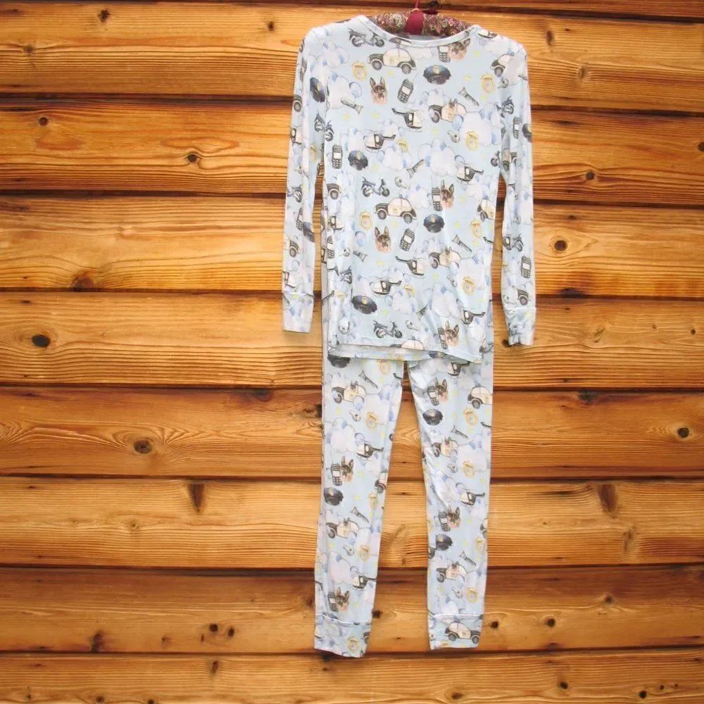 Posh Peanut Hero Law Enforcement K9 Dog Pajamas Two Piece 12